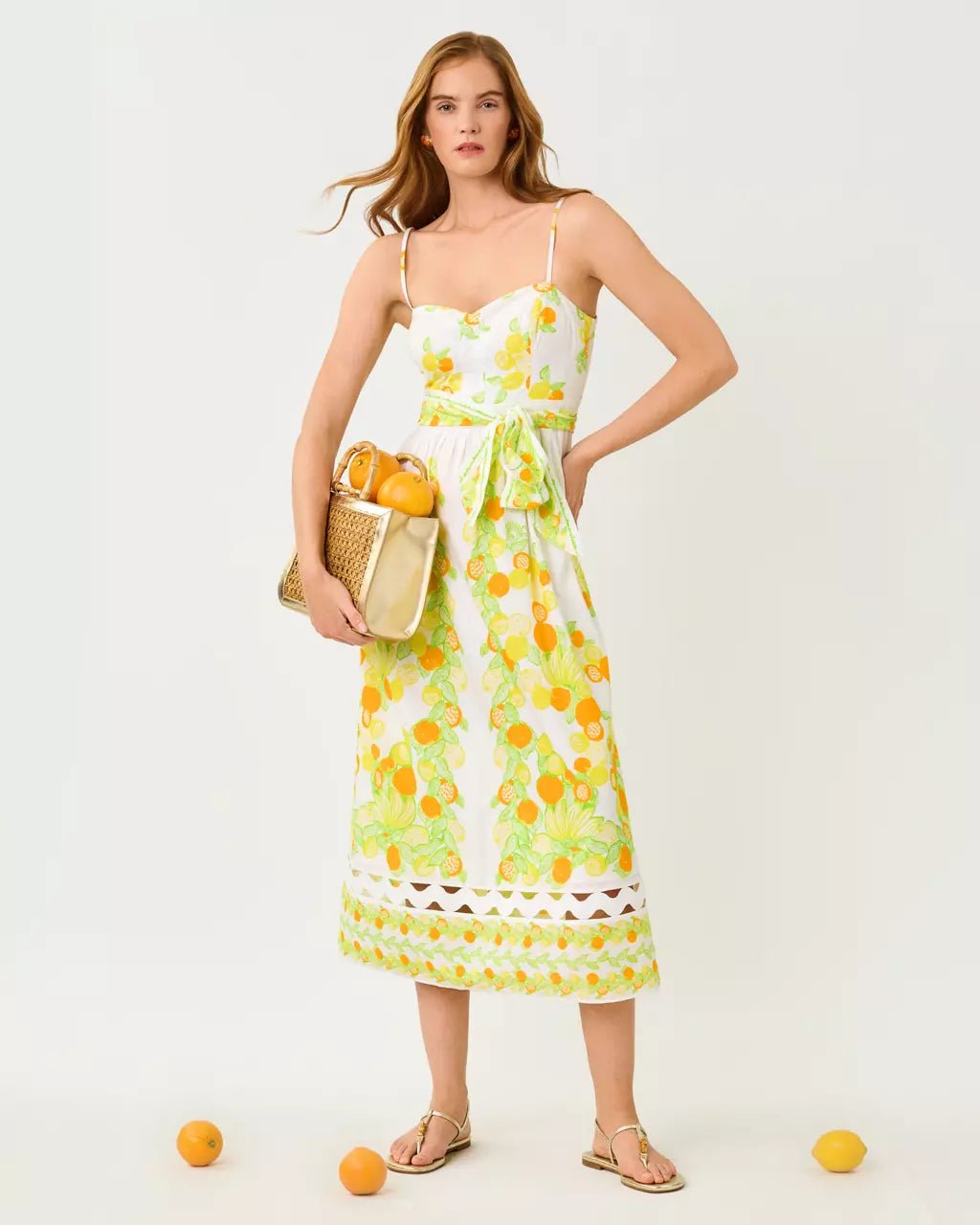 Katina Midi DressWomen - Dresses - Fit & Flare DressesLILLY PULITZERThe Printed Peach Savannah
