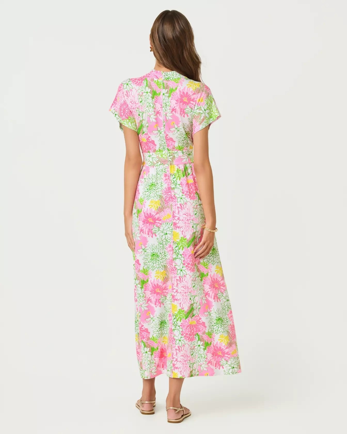 Keenan Maxi DressWomens - DressesLILLY PULITZERThe Printed Peach Savannah