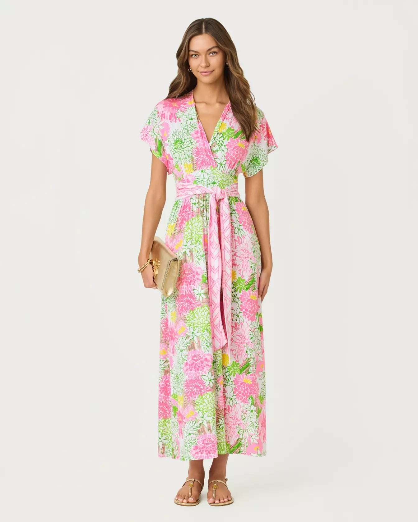 Keenan Maxi DressWomens - DressesLILLY PULITZERThe Printed Peach Savannah