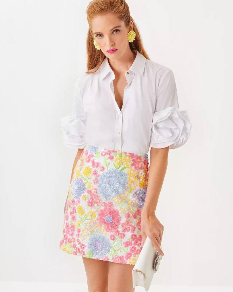 Kels Mini SkirtHeartland Retail ItemsLILLY PULITZERThe Printed Peach Savannah