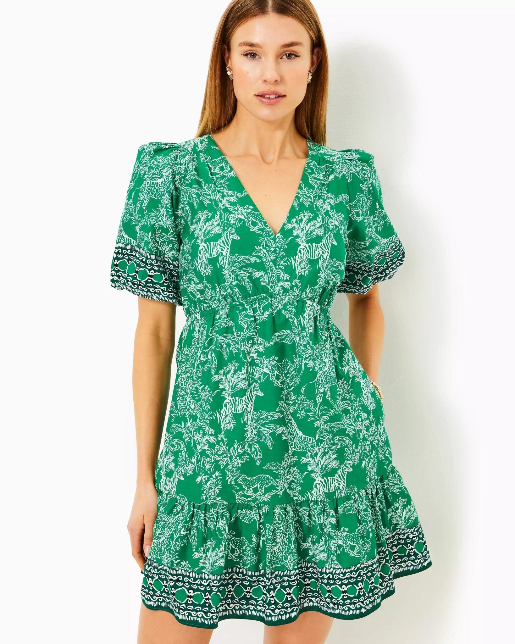 Kentlee DressWomen - Dresses - A-Line/Easy DressesLILLY PULITZERThe Printed Peach Savannah