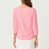 Key West 3/4 Sleeve TopWomen - Tops - TeesLILLY PULITZERThe Printed Peach Savannah