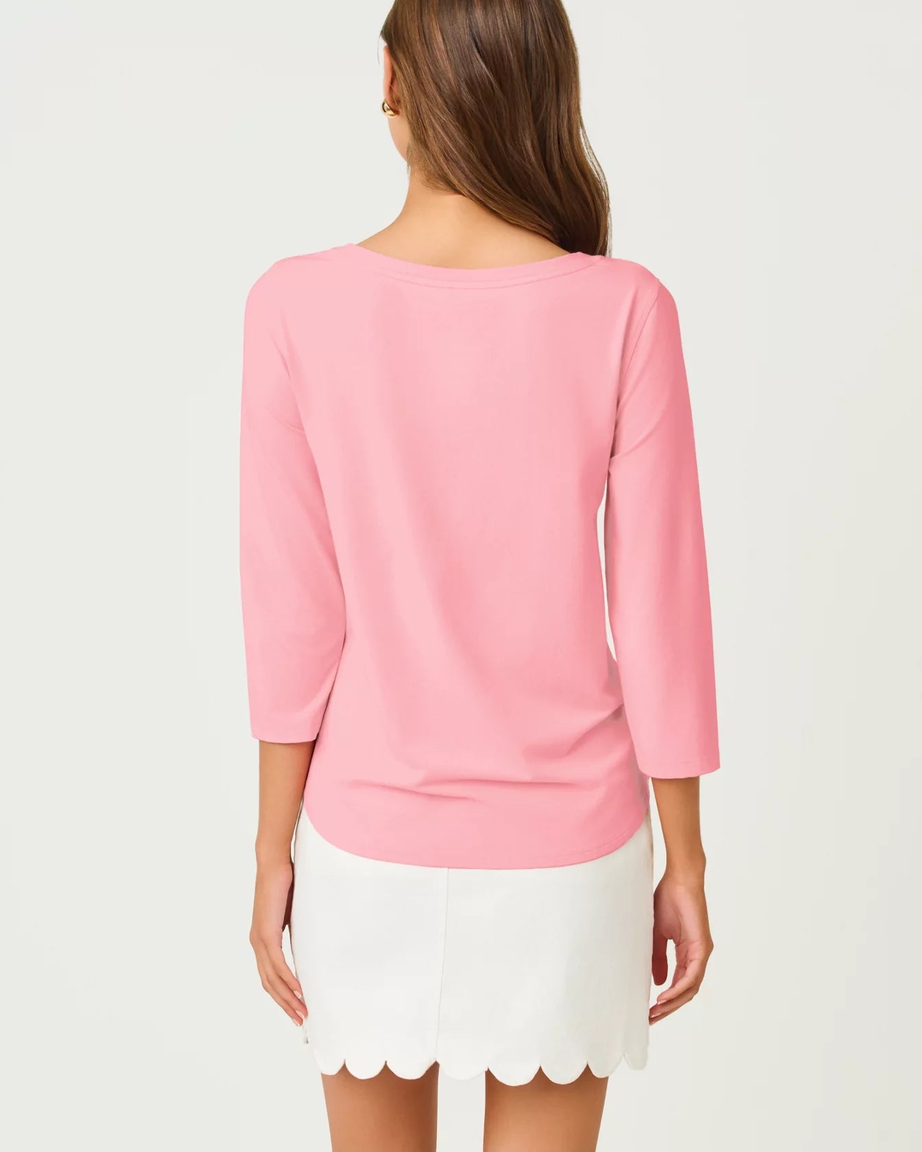 Key West 3/4 Sleeve TopWomen - Tops - TeesLILLY PULITZERThe Printed Peach Savannah