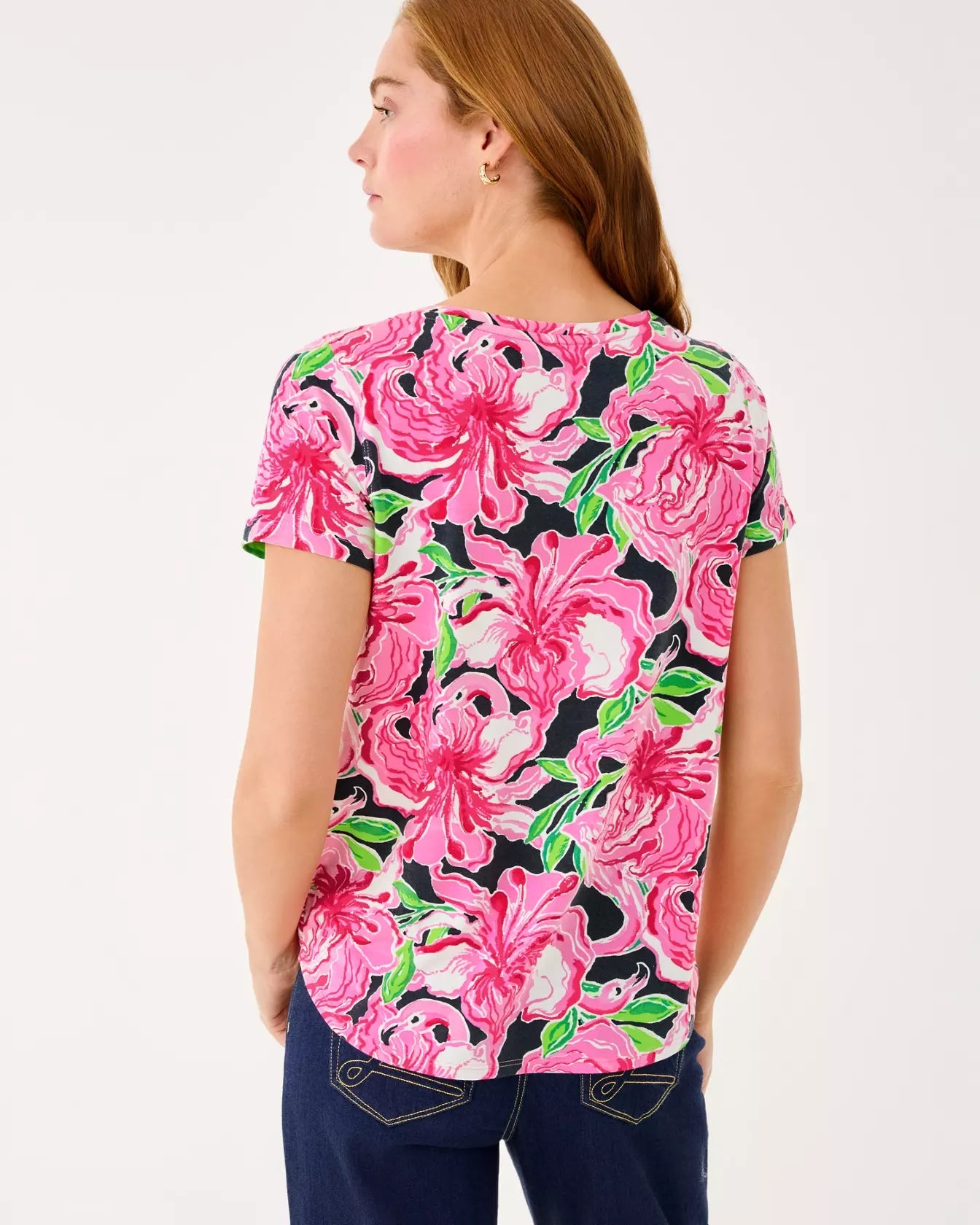 Key West TopWomen - Tops - TeesLILLY PULITZERThe Printed Peach Savannah