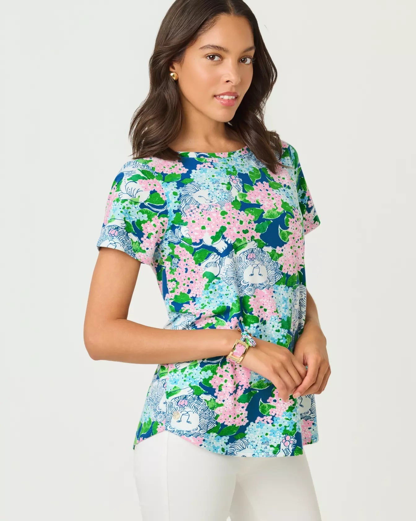 Key West TopLILLY PULITZERThe Printed Peach Savannah