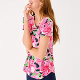 Key West TopWomen - Tops - TeesLILLY PULITZERThe Printed Peach Savannah