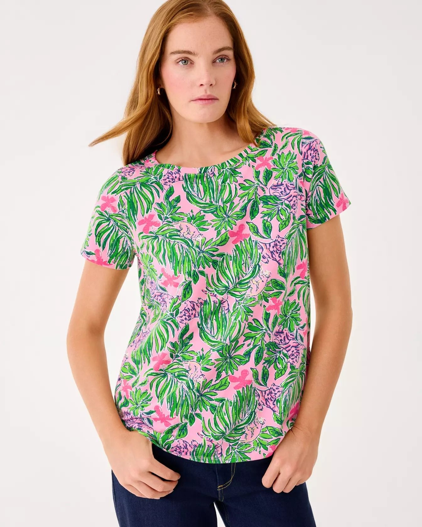 Key West TopWomen - Tops - TeesLILLY PULITZERThe Printed Peach Savannah