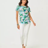 Key West TopLILLY PULITZERThe Printed Peach Savannah