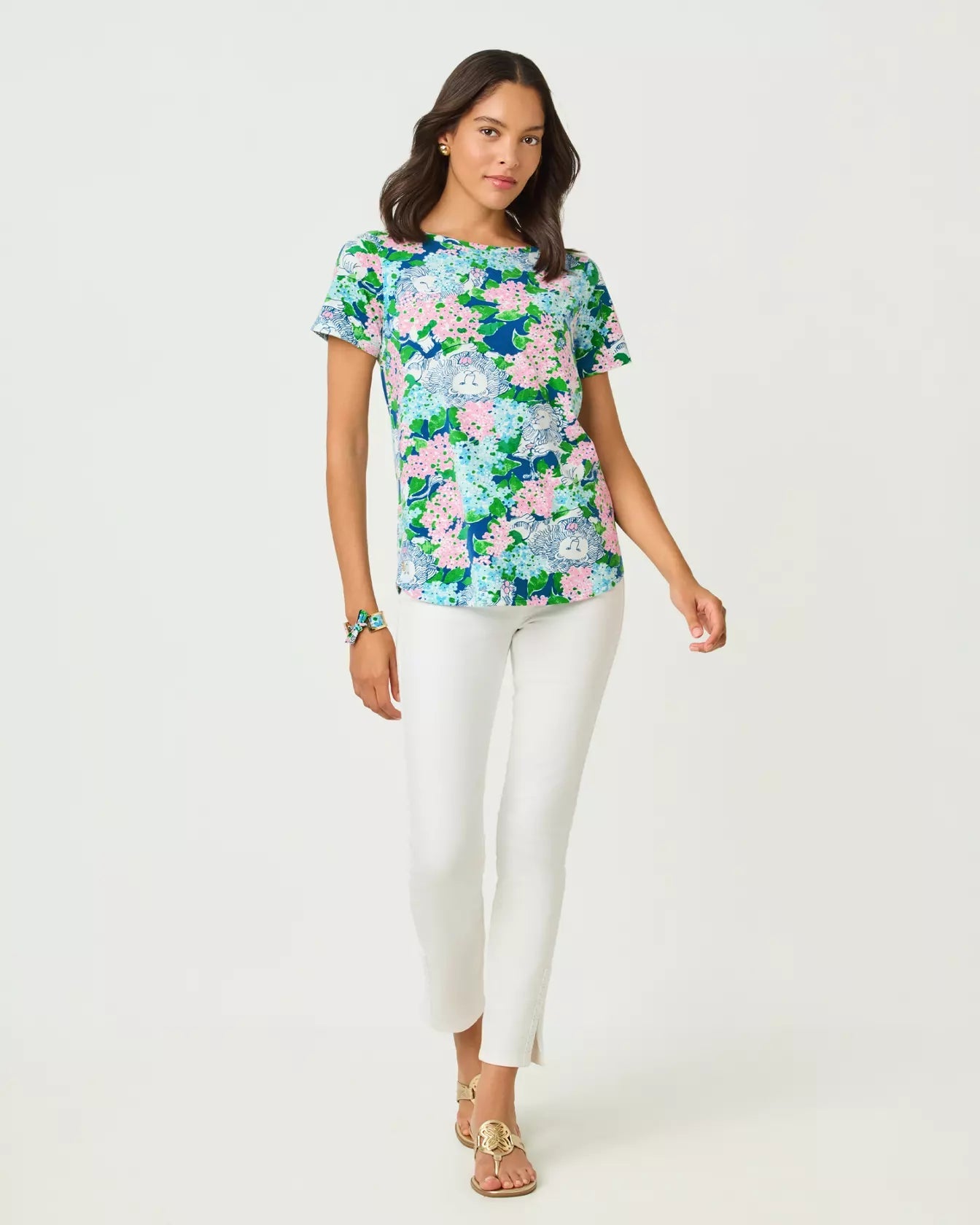 Key West TopLILLY PULITZERThe Printed Peach Savannah