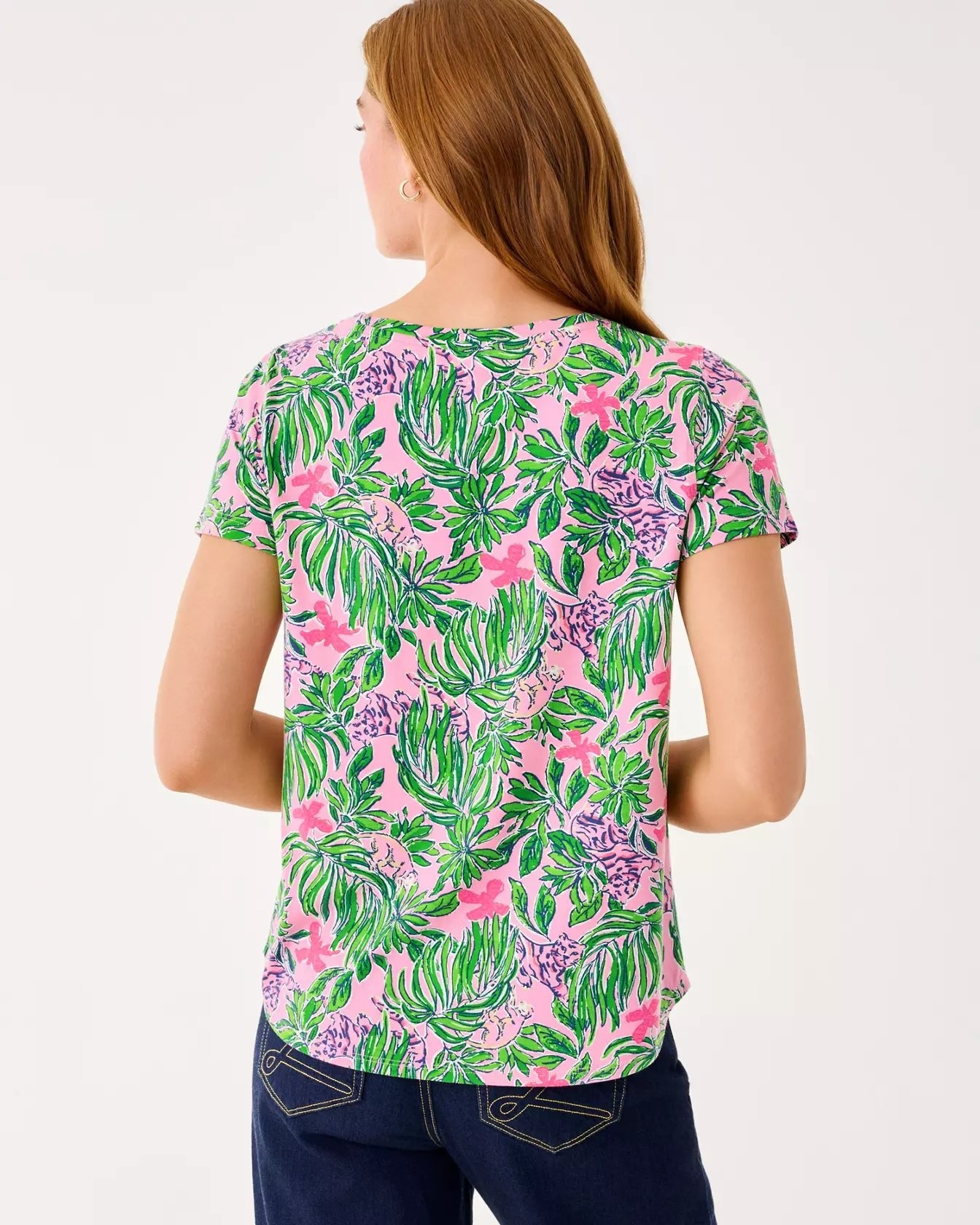 Key West TopWomen - Tops - TeesLILLY PULITZERThe Printed Peach Savannah
