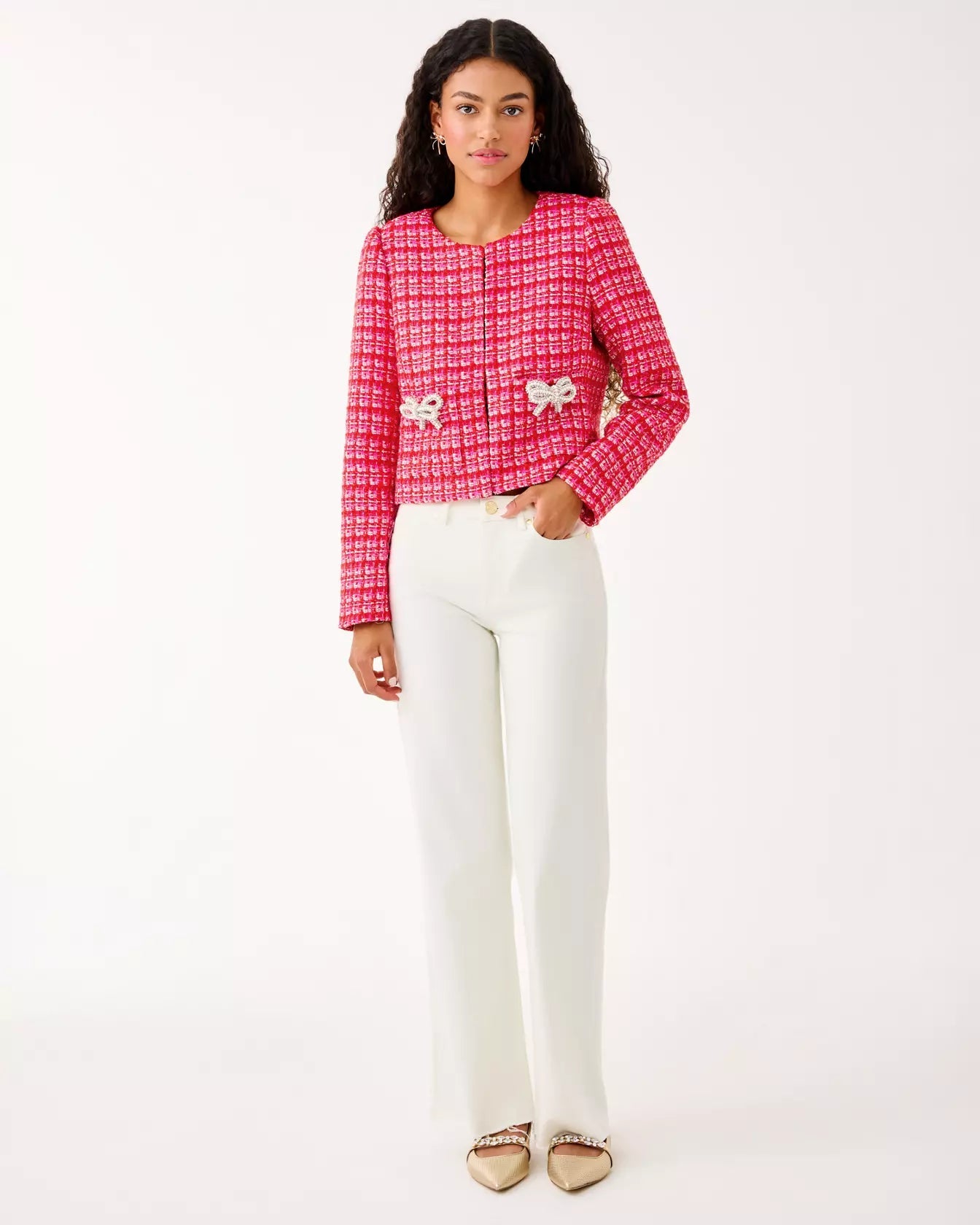 Kimia Boucle JacketWomen - OuterwearLILLY PULITZERThe Printed Peach Savannah