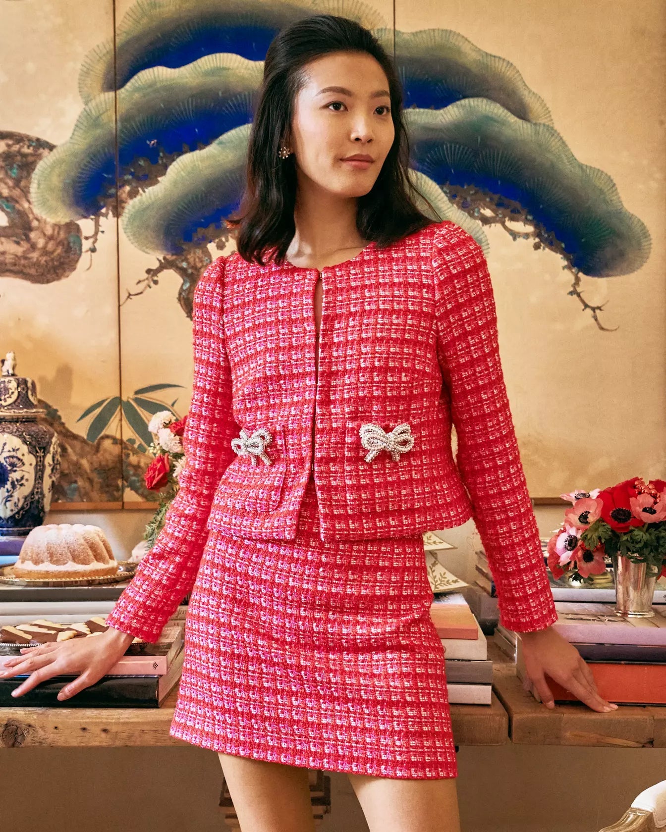 Kimia Boucle JacketWomen - OuterwearLILLY PULITZERThe Printed Peach Savannah