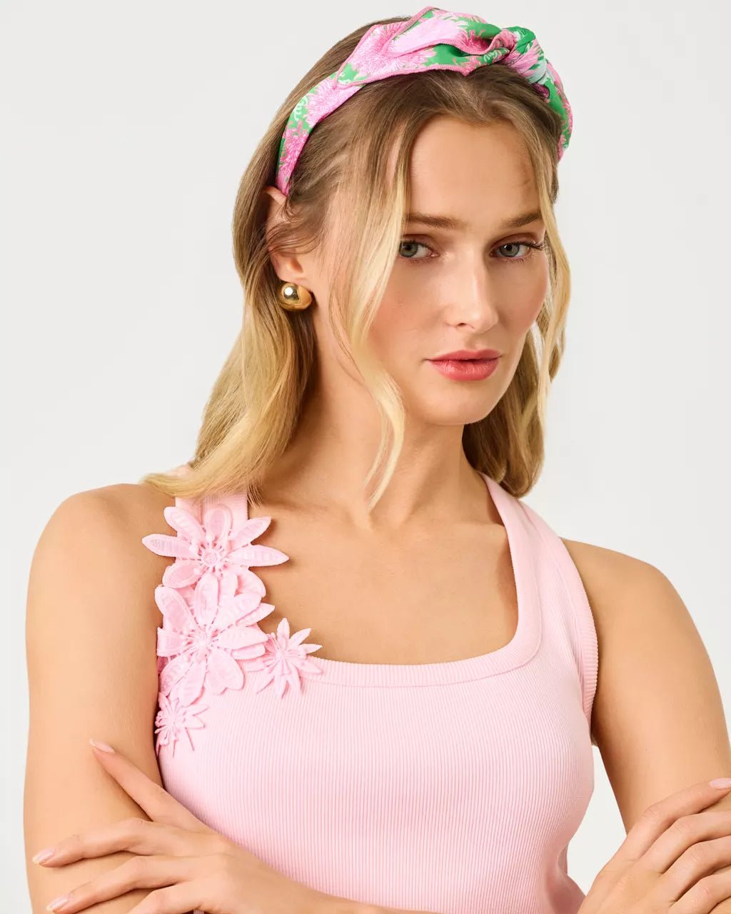 Knotted Side Bow HeadbandAccessories - Hats & Hair - HairLIFEGUARD PRESSThe Printed Peach Savannah