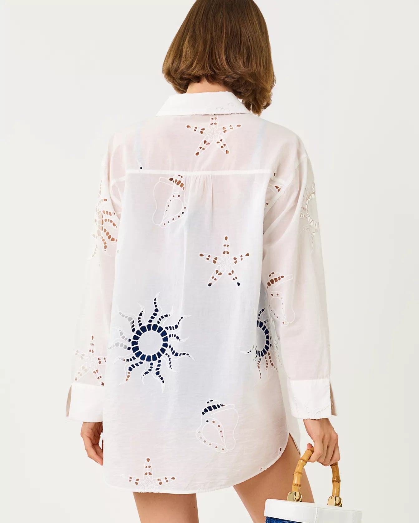 Kwitney Long Sleeve Cover - UpWomen - Swim - Cover UpsLILLY PULITZERThe Printed Peach Savannah