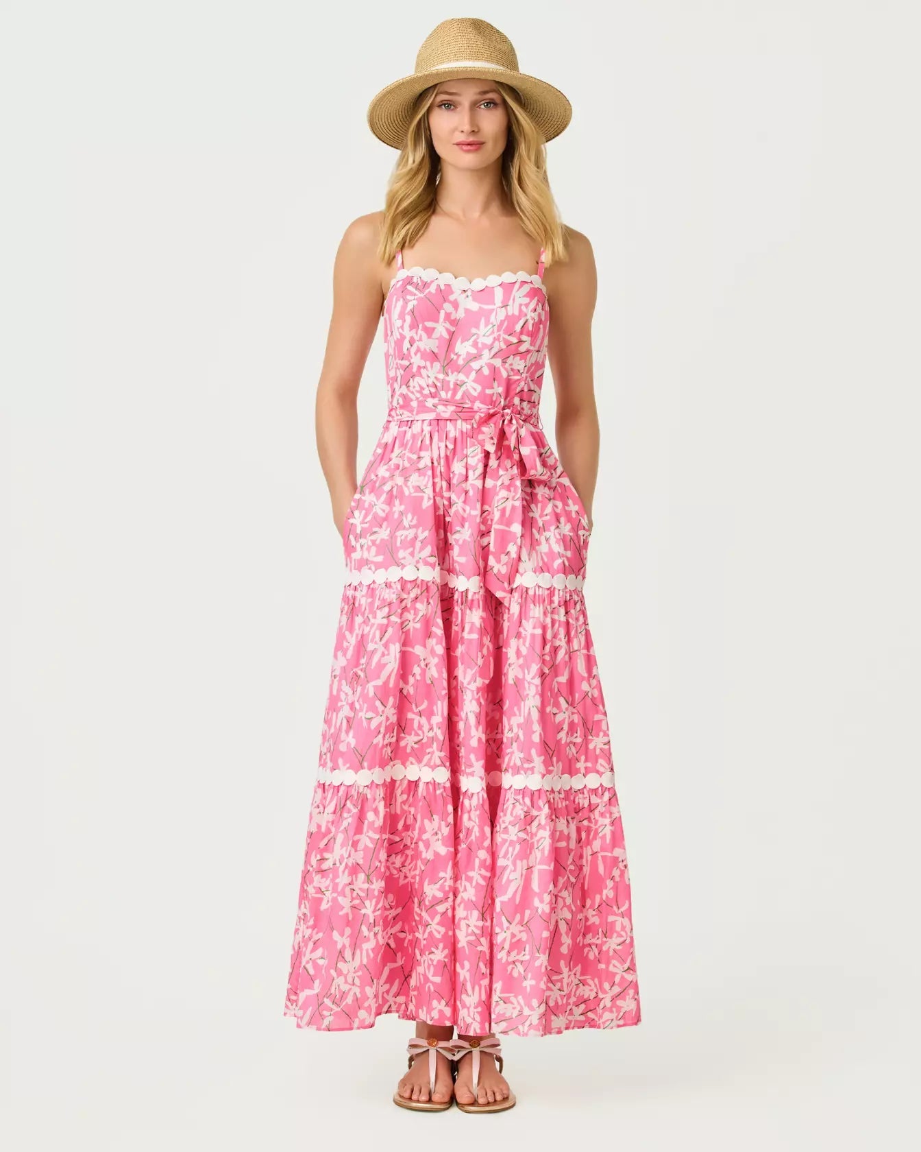 Laney Maxi DressWomens - Dresses - A - Line/Easy DressesLILLY PULITZERThe Printed Peach Savannah