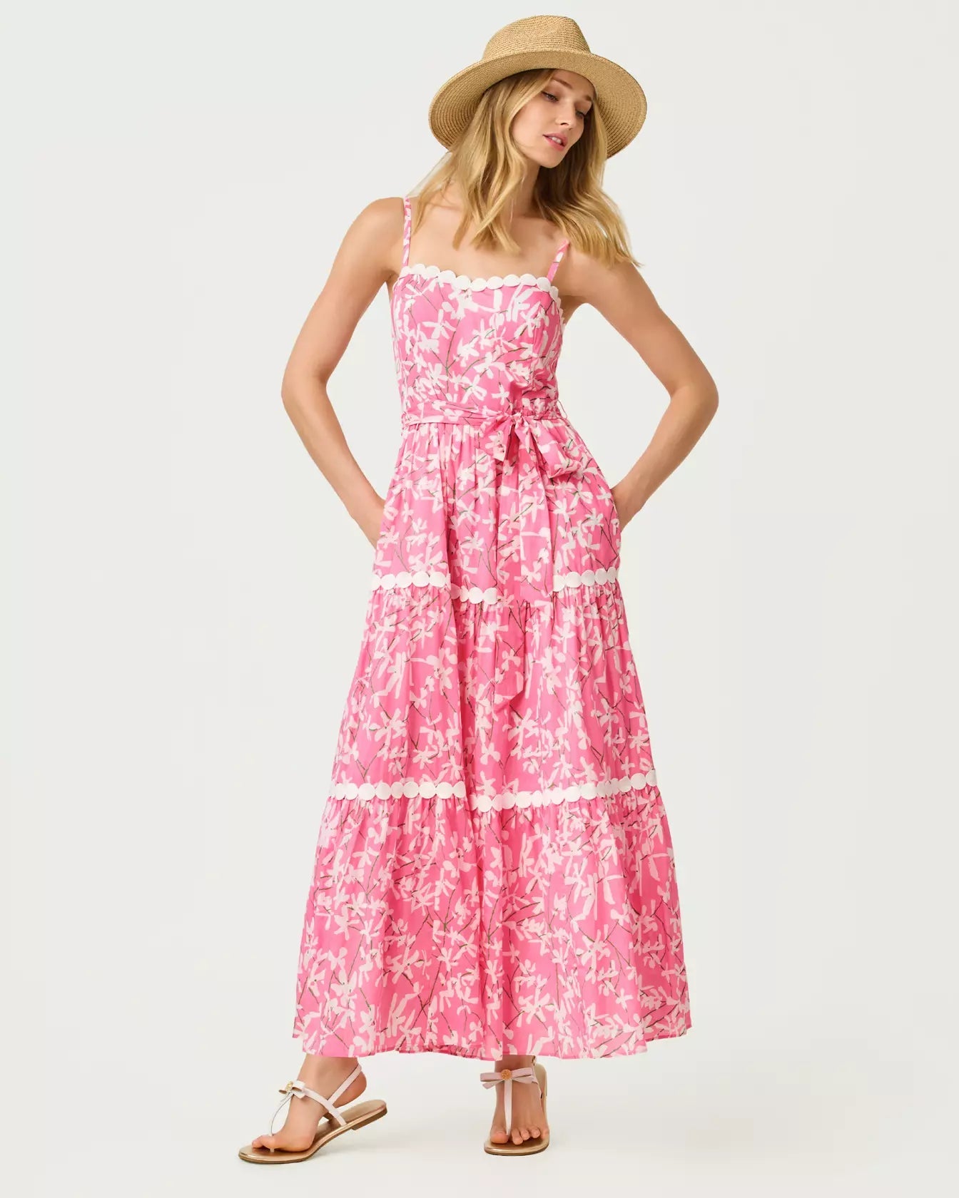 Laney Maxi DressWomens - Dresses - A - Line/Easy DressesLILLY PULITZERThe Printed Peach Savannah