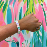 Large Square Enamel Stretch BraceletJewelryThe Printed Peach Savannah