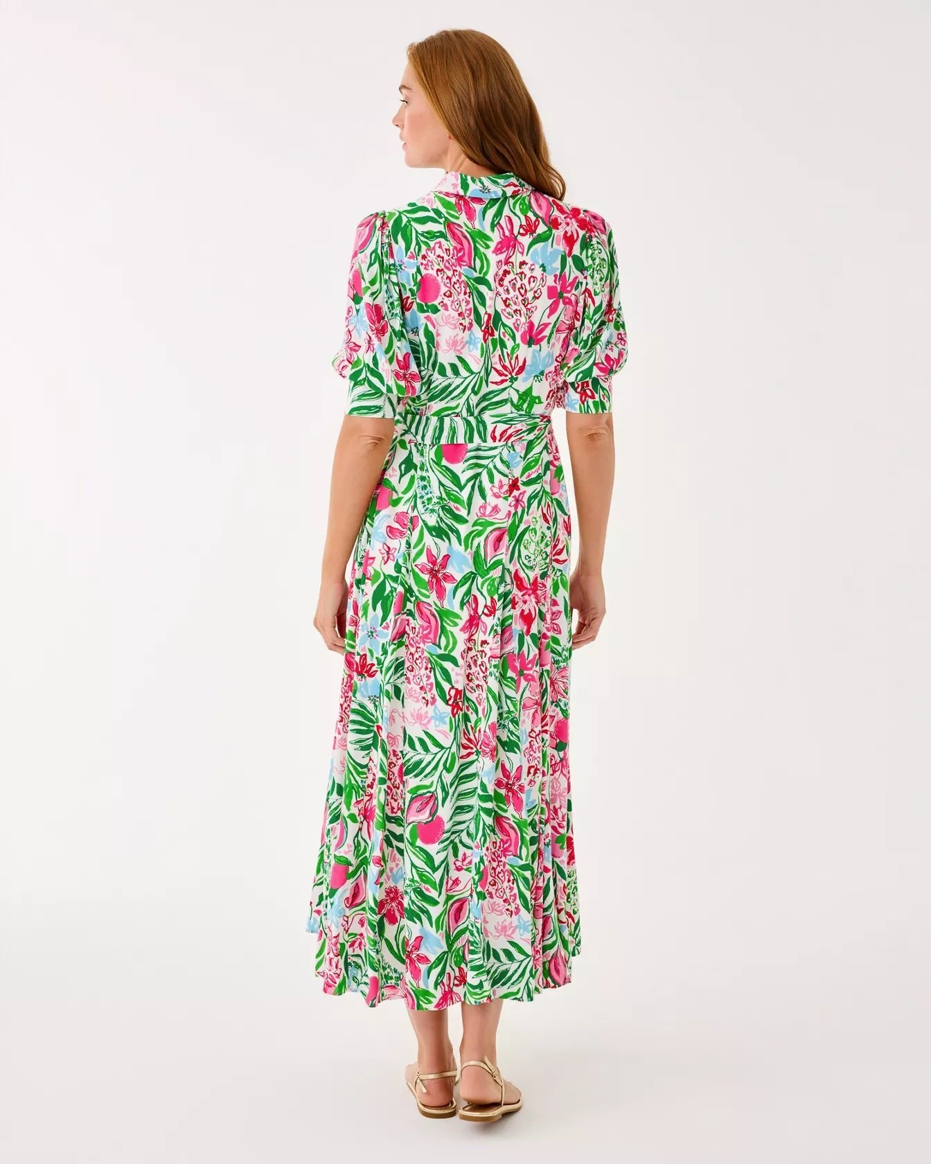 Larkyn Midi ShirtdressWomen - Dresses - Fit & Flare DressesLILLY PULITZERThe Printed Peach Savannah