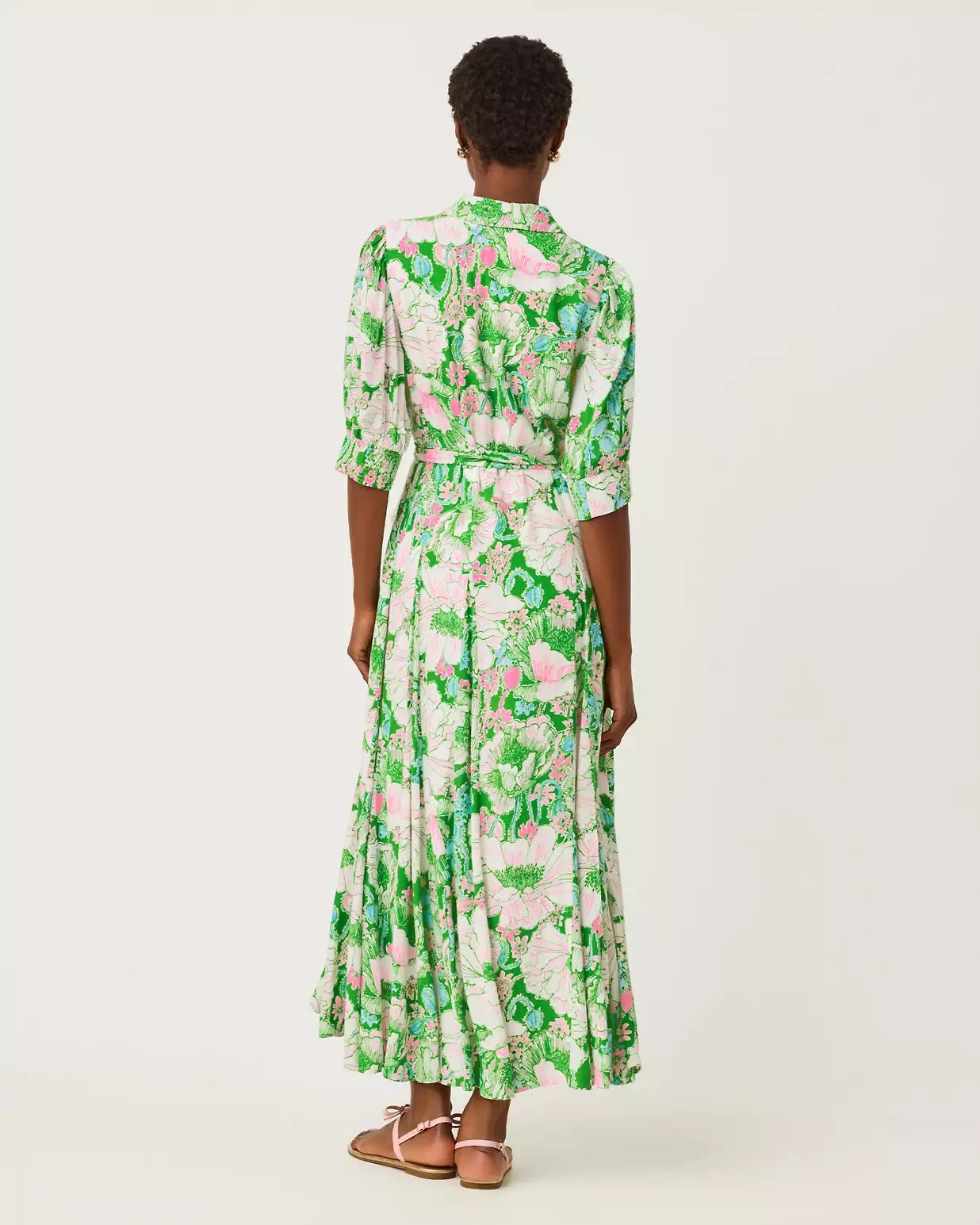 Larkyn Midi ShirtdressLILLY PULITZERThe Printed Peach Savannah