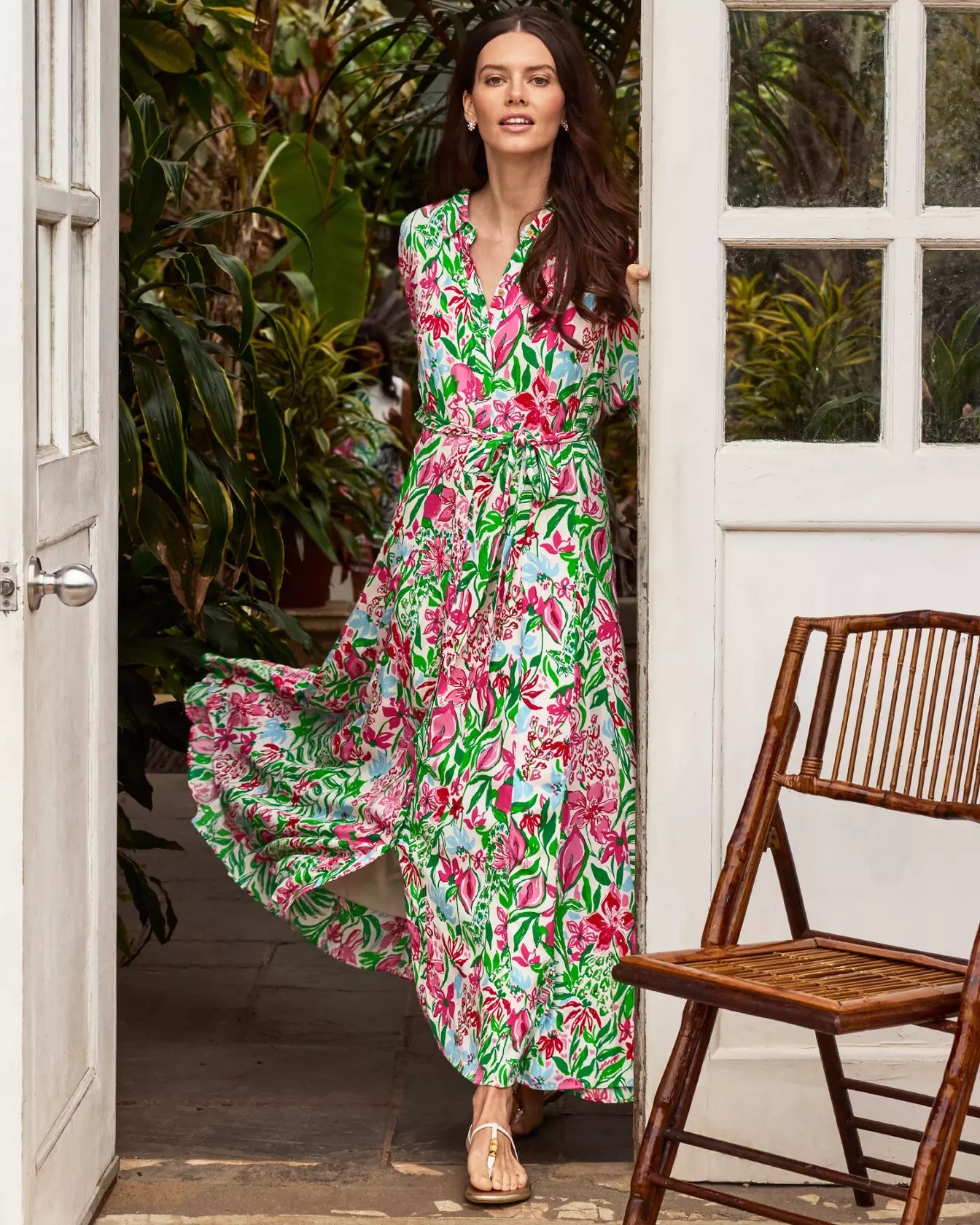 Larkyn Midi ShirtdressWomen - Dresses - Fit & Flare DressesLILLY PULITZERThe Printed Peach Savannah