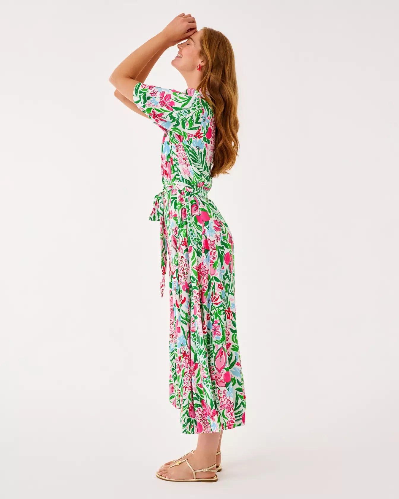 Larkyn Midi ShirtdressWomen - Dresses - Fit & Flare DressesLILLY PULITZERThe Printed Peach Savannah