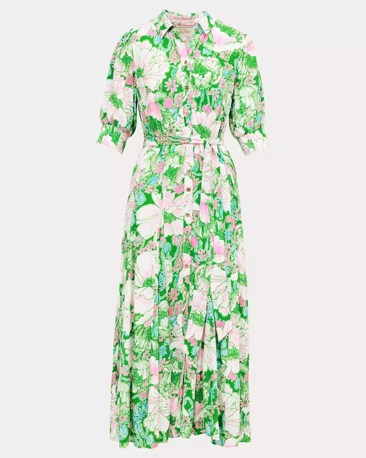 Larkyn Midi ShirtdressLILLY PULITZERThe Printed Peach Savannah