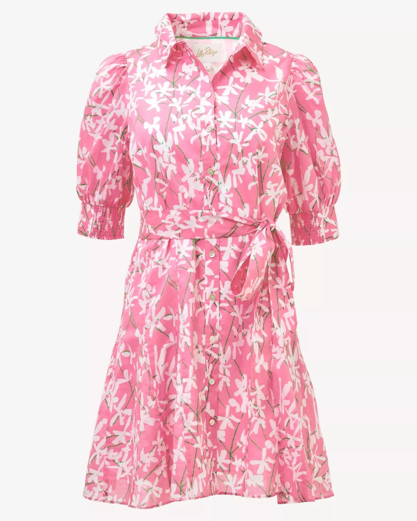 Larkyn ShirtdressWomens - Dresses - Fit and FlareLILLY PULITZERThe Printed Peach Savannah
