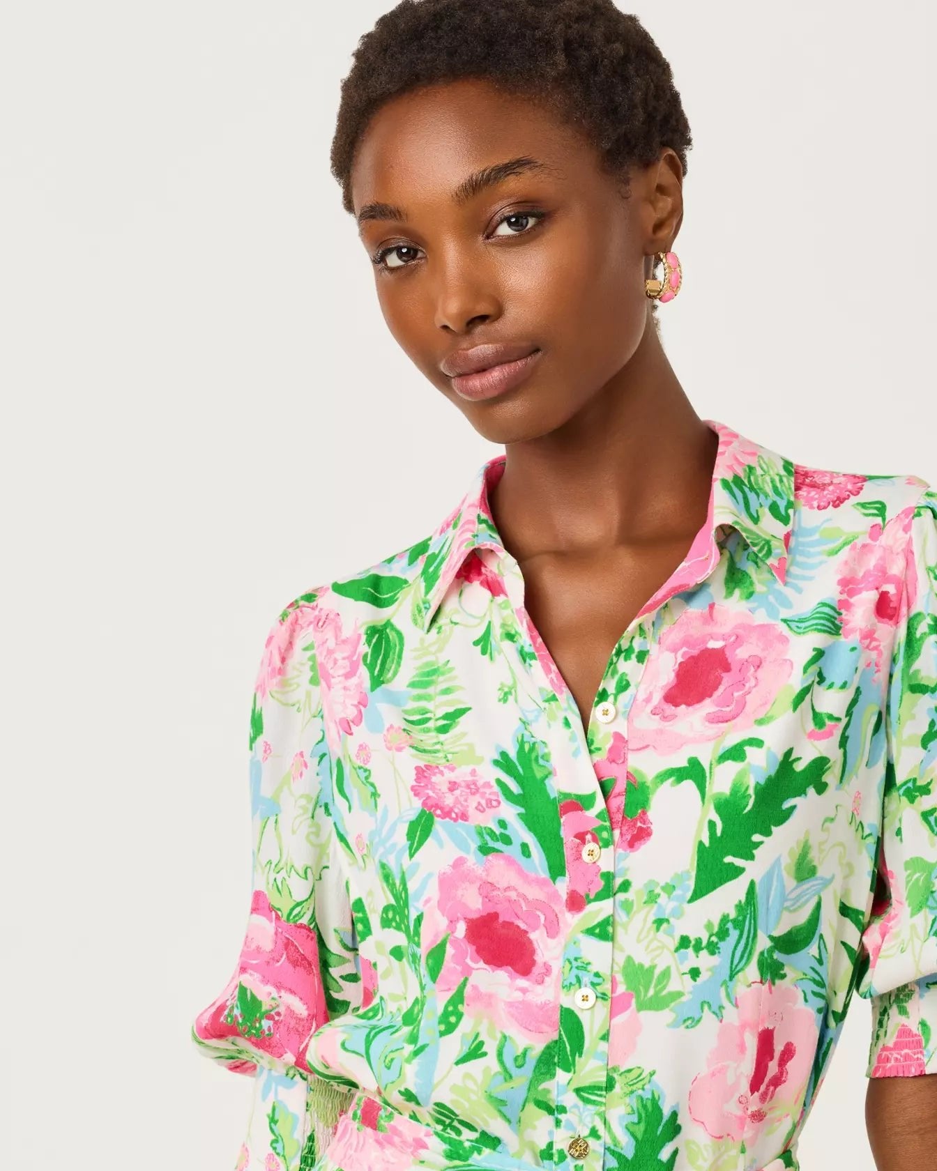Larkyn ShirtdressLILLY PULITZERThe Printed Peach Savannah