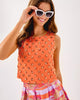 Lathan Sleeveless Beaded Cropped TopHeartland Retail ItemsLILLY PULITZERThe Printed Peach Savannah