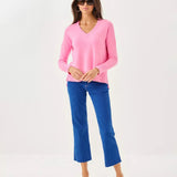 Laureen V - Neck SweaterWomens - Sweaters & Cardigans - Pullover SweatersLILLY PULITZERThe Printed Peach Savannah