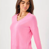 Laureen V - Neck SweaterWomens - Sweaters & Cardigans - Pullover SweatersLILLY PULITZERThe Printed Peach Savannah