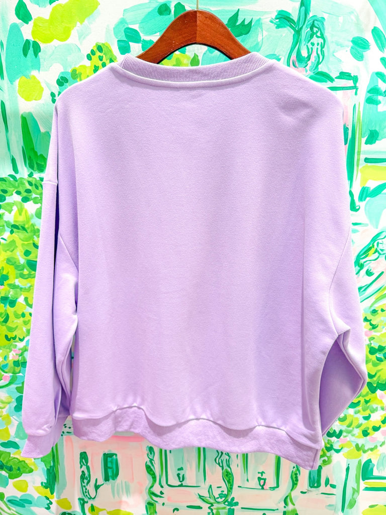 Lavender & Silver Mermaid SweatshirtQueen of SparklesThe Printed Peach Savannah