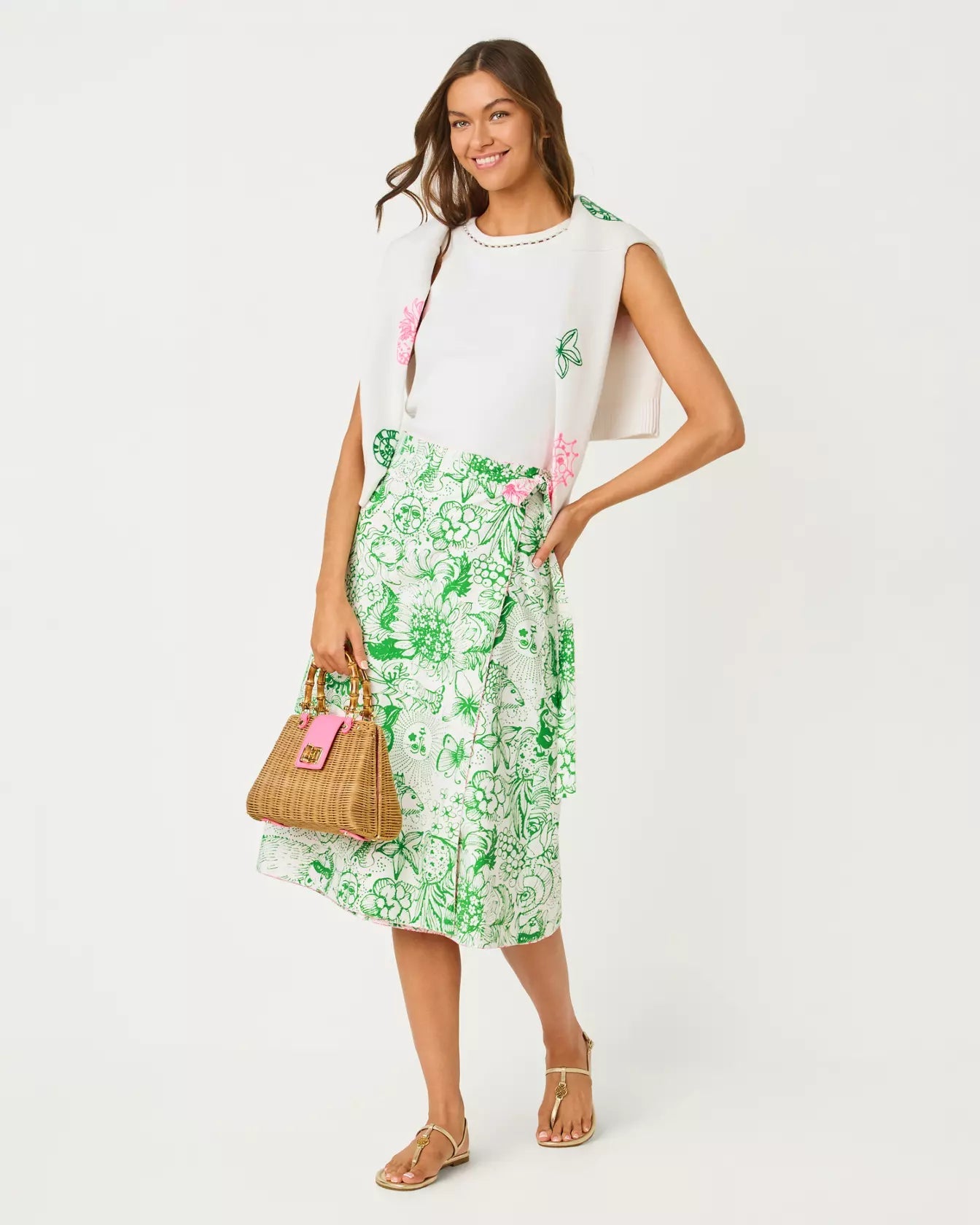 Leena Top Handle BagAccessories - BagsLILLY PULITZERThe Printed Peach Savannah