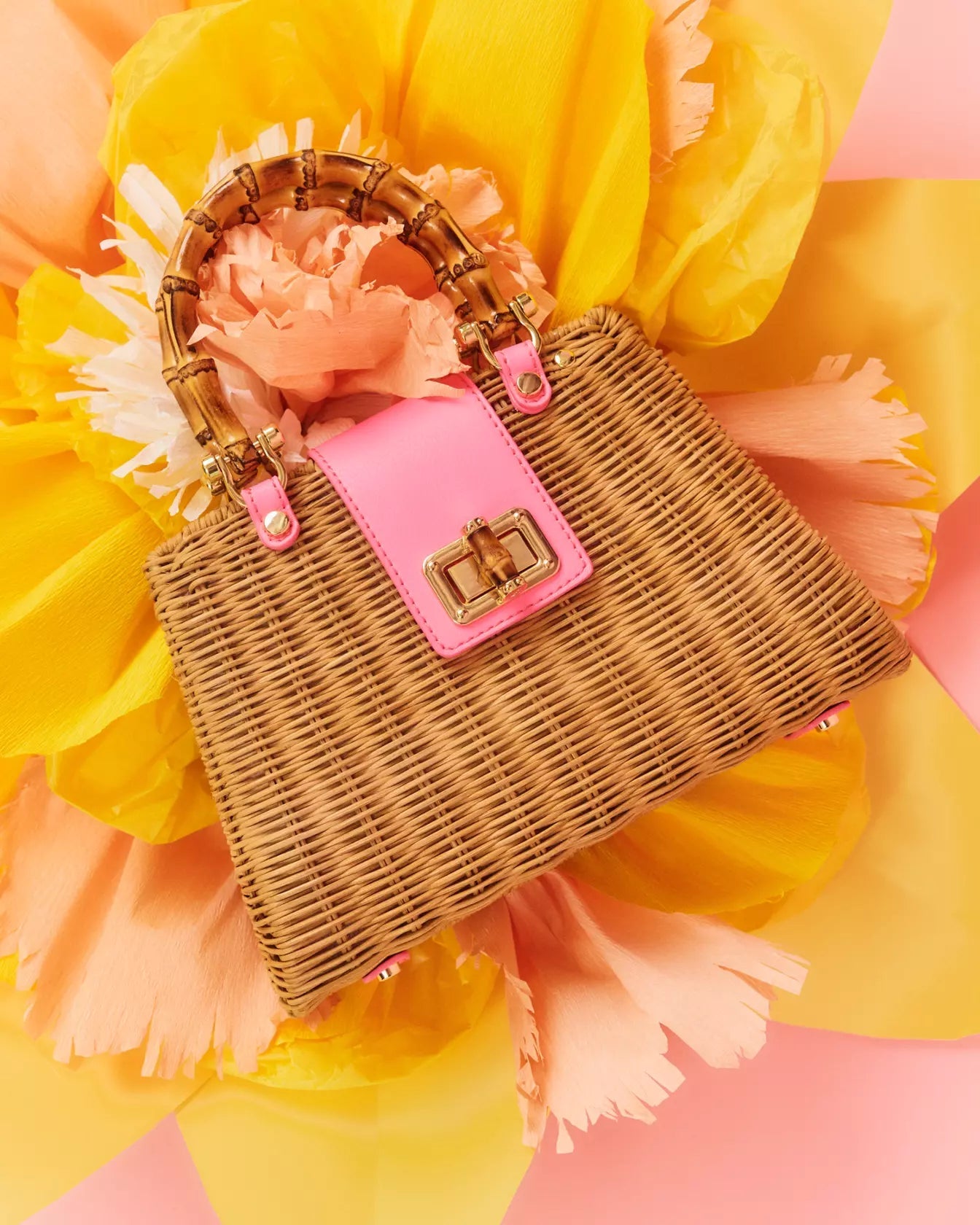 Leena Top Handle BagAccessories - BagsLILLY PULITZERThe Printed Peach Savannah