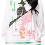 Licensed Elphaba & Glinda Card SweatshirtWomens - Tops - Sweatshirts & PopoversQueen of SparklesThe Printed Peach Savannah