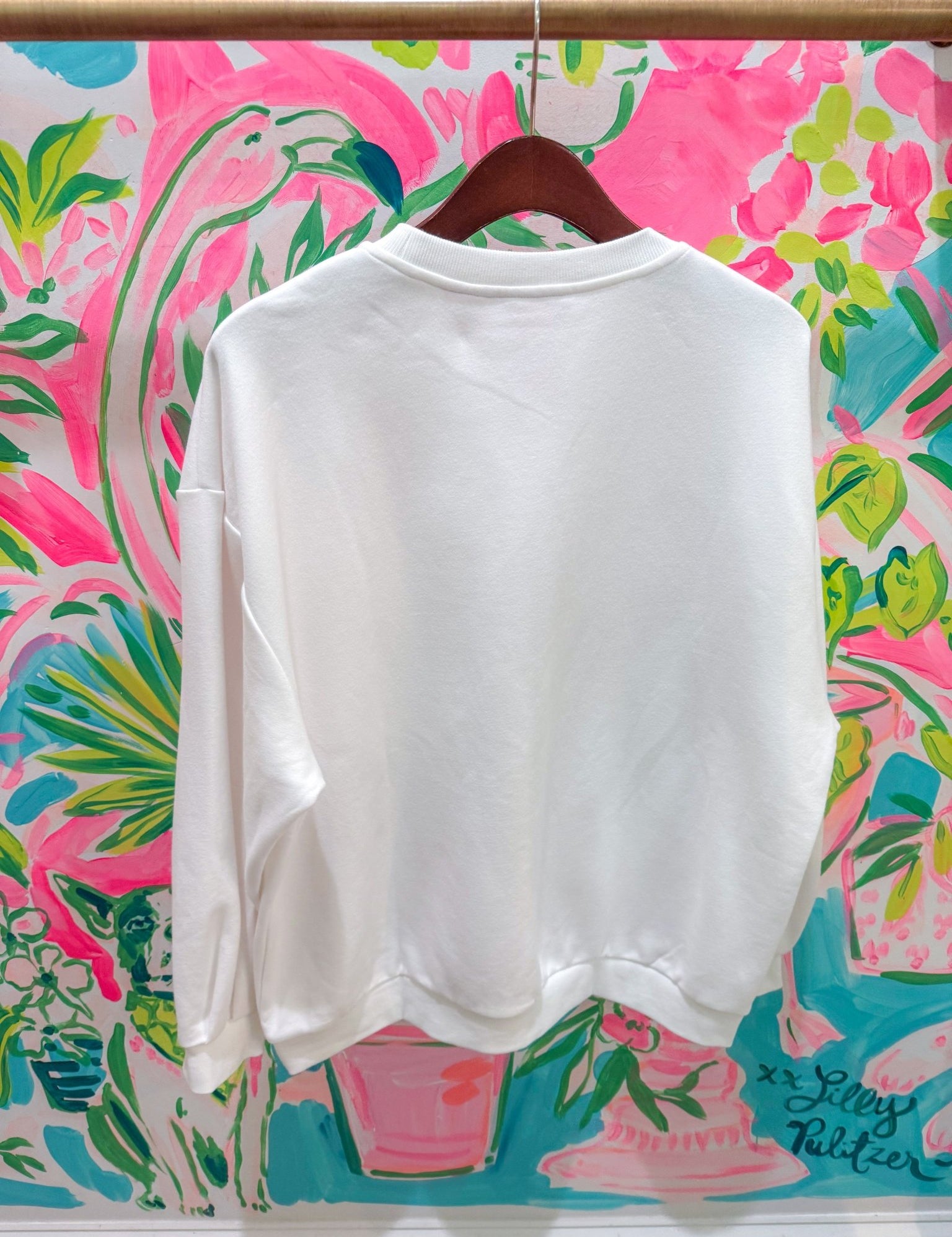Licensed White 'I Love Diet Coke' SweatshirtQueen of SparklesThe Printed Peach Savannah