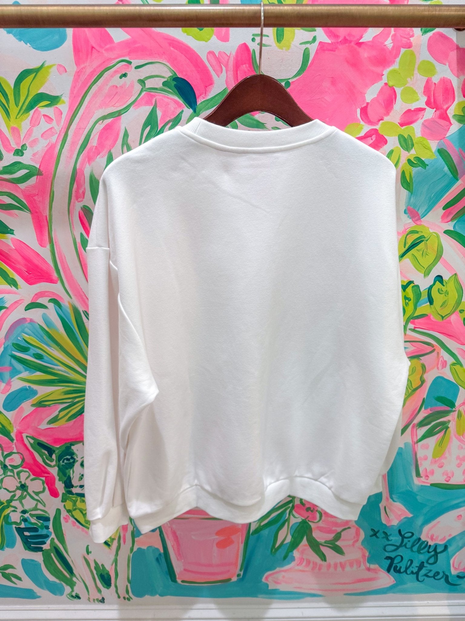 Licensed White 'I Love Diet Coke' SweatshirtQueen of SparklesThe Printed Peach Savannah