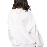 Licensed White Smiley Queen Card SweatshirtWomen - Tops - Sweatshirts & PopoversQueen of SparklesThe Printed Peach Savannah