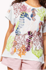 Light Blue Multi Coral & Seahorse TeeHeartland Retail ItemsQueen of SparklesThe Printed Peach Savannah