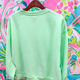 Light Green Queen of the Sea Card Logo SweatshirtQueen of SparklesThe Printed Peach Savannah