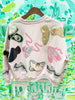 Light Pink Dance Shoes SweatshirtWomens - Tops - CrewnecksQueen of SparklesThe Printed Peach Savannah