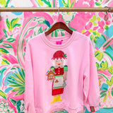 Light Pink Mrs. Clause SweatshirtQueen of SparklesThe Printed Peach Savannah