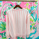 Light Pink & White Stripe Espresso Martini SweaterQueen of SparklesThe Printed Peach Savannah