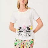 Lilly Hearts Disney Clairmont Trimmed Knit TopWomen - Tops - Tunics & ShirtsLILLY PULITZERThe Printed Peach Savannah