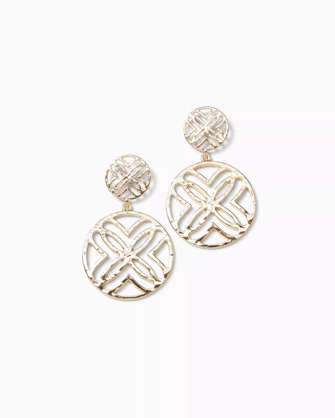 Lilly Logo Statement EarringsHeartland Retail ItemsLILLY PULITZERThe Printed Peach Savannah