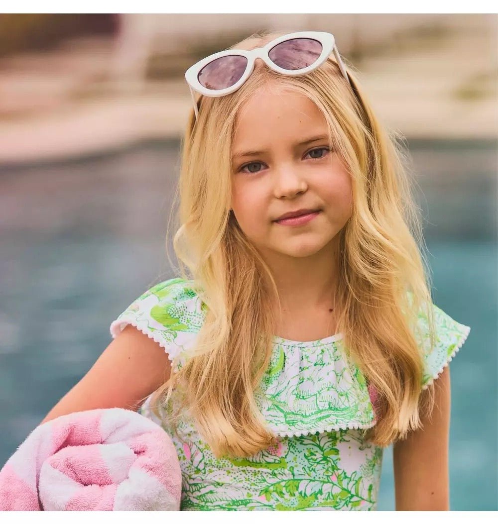 Lilly Pulitzer x Janie and Jack Fallon SwimsuitGirls - Swim - One PiecesLILLY PULITZERThe Printed Peach Savannah