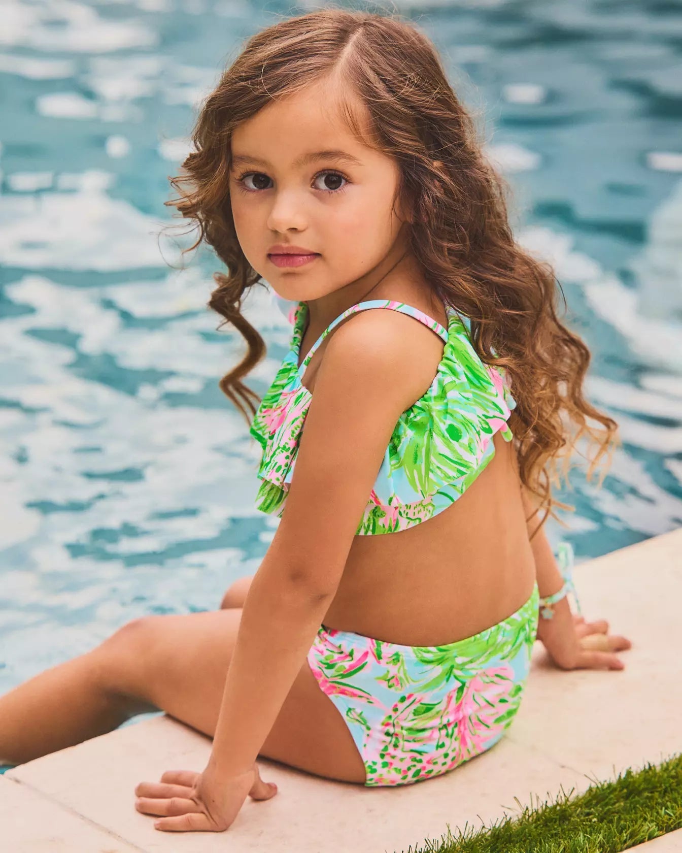 Lilly Pulitzer x Janie and Jack Norabelle 2-Piece SwimsuitGirls - Swim - BikinisLILLY PULITZERThe Printed Peach Savannah