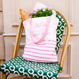 Lilly Pulitzer x Saint James Striped Tote Bag | Recycled CottonAccessories - Bags - TotesLILLY PULITZERThe Printed Peach Savannah