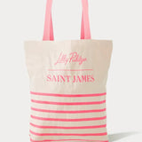 Lilly Pulitzer x Saint James Striped Tote Bag | Recycled CottonAccessories - Bags - TotesLILLY PULITZERThe Printed Peach Savannah