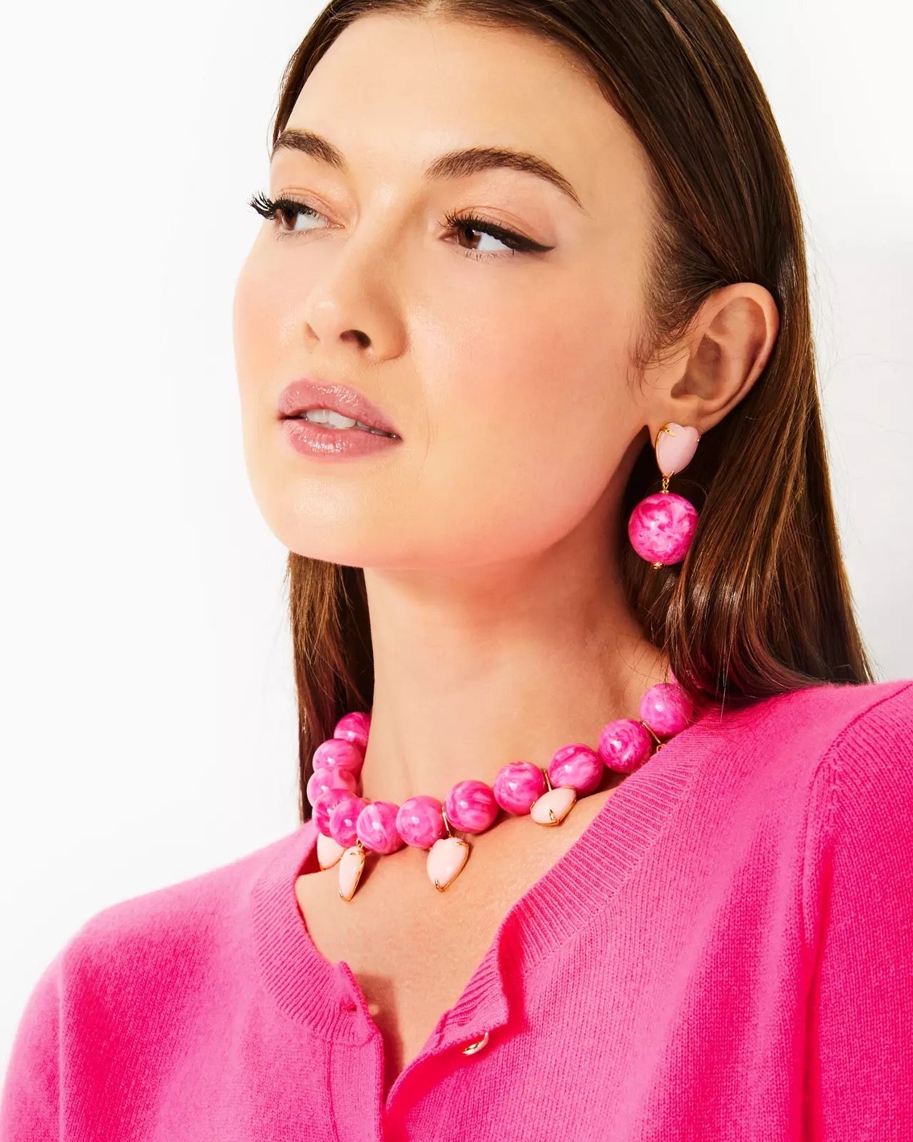 Lilly x Lele Heart Country Club NecklaceHeartland Retail ItemsLele SadoughiThe Printed Peach Savannah